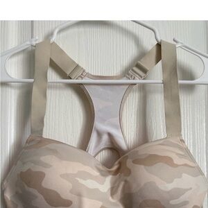 Camo Print Beige Push Up Bra